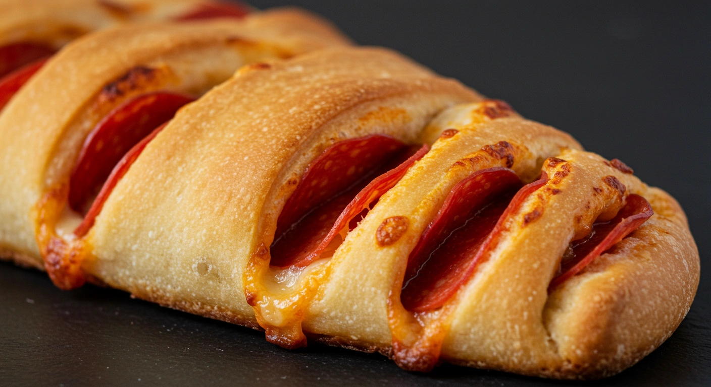 Homemade Pepperoni Pizza Roll